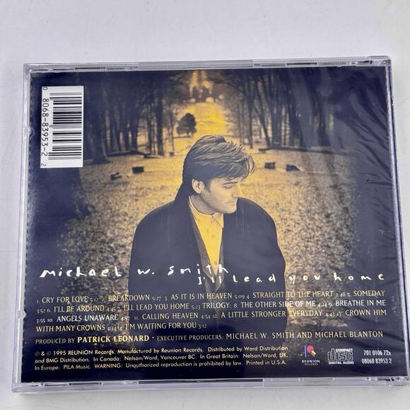MICHAEL W SMITH I'll Lead You Home 1995 CD Reunion Records BRAND NEW SEALED - Picture 2 of 2